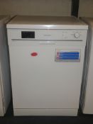 Sharp QW-F471W AA Rated Freestanding Under the Counter Dishwasher in White 12 Months Manufacturers