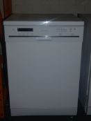 Sharp QW-G472W AA Rated Digital Display Freestanding Dishwasher in White 12 Months Manufacturers