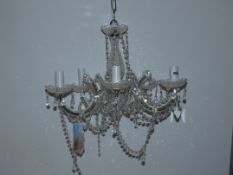 Impex Glass 5 Light Chandelier RRP £180