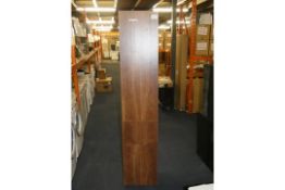 Tall Free Standing Double Door Dark Oak Bathroom Storage Unit RRP £180