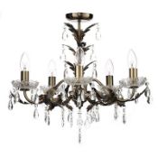 Boxed Home Collection Paisley Flush Chandelier RRP £60