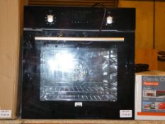 Black Fully Integrated Fan Assisted Oven