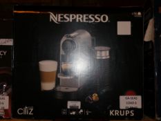 Boxed Krups Nespresso Cappuccino Coffee Maker RRP £200