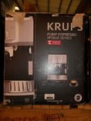 Boxed Krups Pump Expresso Cappuccino Coffee Maker RRP £200