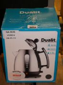 Boxed Dualit 1.5L Stainless Steel Cordless Jug Kettle RRP £80