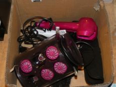 Lot to Contain 3 Assorted Hair Care Products to Include Babyliss Curling Pods, Volumising Brushes