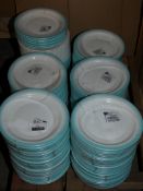 Lot to Contain a Large Quantity of Blue Tint Saucers