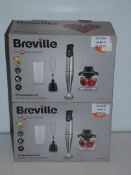 Lot to Contain 2 Boxed Breville Hand Blenders