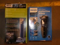 Lot to Contain 2 Assorted Items To Include 4 in 1 Multi Groomer and a Philips Shaver Combined RRP £