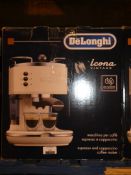 Boxed Delonghi Icona Vintage Coffee Maker RRP £140