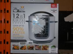 Boxed Pressure King Pro 12 in 1 Pressure Cooker RRP £90