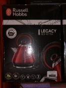 Boxed Russell Hobbs Legacy Red Cordless Jug Kettle RRP £60