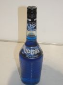 Bottles of Blue Volare Italian Liqueur RRP £30 a Bottle