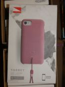 Boxed Iphone 7 and 8+ Torrey Designer Phone Cases in Pink RRP £40 Each