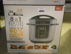 Boxed Pressure King Pro 8 in 1 Pressure Cooker RRP £50