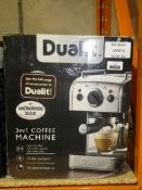 Boxed Dualit 3 in 1 Coffee Machine RRP £160