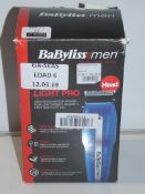 Boxed Babyliss for Men Light Pro Hair Removal System RRP £35