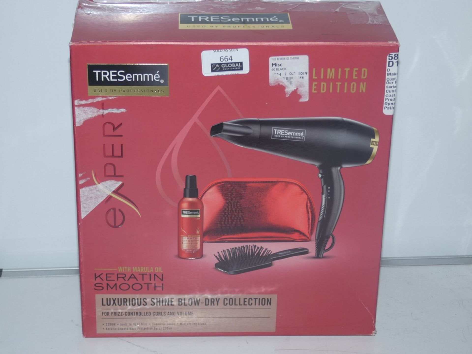 Boxed Tresemme Expert Keratin Smooth Limited Edition Hair Dryer Gift Pack RRP £50