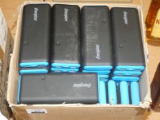 Boxed Containing 43 Unboxed Energiser UE10007 Smart Phone and Tablet Chargers