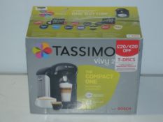 Boxed Bosch Tassimo Vivy 2 Capsule Coffee Maker RRP £60