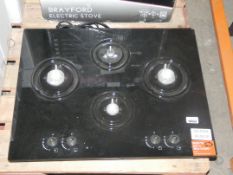 Unboxed Gas On Glass 4 Burner Hob