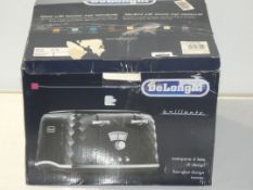 Boxed Delonghi Brilliante 4 Slice Toaster RRP £60