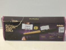 Boxed Babyliss Flawless Smooth Vibrancy Curling Wand RRP £30