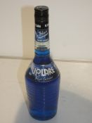 Bottles of Blue Volare Italian Liqueur RRP £30 a Bottle