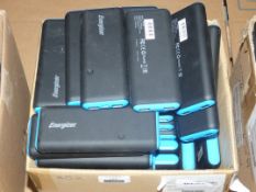 Boxed Containing 52 Unboxed Energiser UE10007 Smart Phone and Tablet Chargers