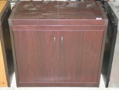 Hostess Heated Buffet Food Server in Mahogany Effect Metal Finish RRP £200