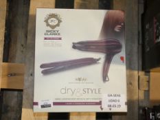 Boxed Nicky Clarke Dry and Style Hair Straightener Pack