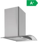 Boxed ICON60G Curved Glass Cooker Hood
