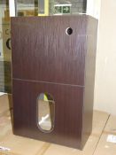 Lot to Contain 4 Boxed My Plan 300 Back To Wall WC Units in Dark Wenge