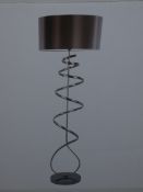 Boxed Home Collection Luca Twisted Floor Standing Lamp With Fabric Shade RRP £135