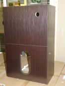 Lot to Contain 4 Boxed My Plan 300 Back To Wall WC Units in Dark Wenge
