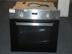 UBETFD602SS Stainless Steel and Black Integrated Electric Oven
