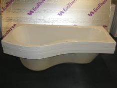 Lot to Contain 4 P Shaped Bath Tubs