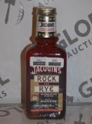 Lot to Contain 6 Brand New Bottles of Jacquines Rock and Rye Whiskey RRP £30 Each