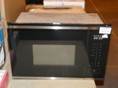 Stainless Steel and Black Full Integrated Microwave Oven (Viewing Is Highly Recommended)