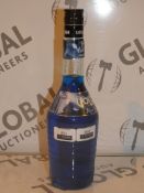 Lot to Contain 6 Brand New Bottles of Blue Italian Liqueur RRP £30 Each