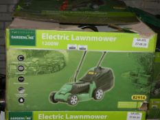 Boxed Gardenline 1200W Electric Lawnmower (Viewing Is Highly Recommended)