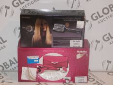 Lot to Contain 2 Boxed Assorted Hair Care Products to Include Babyliss Curl Secrets Hair Curlers and