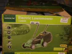 Boxed Gardenline 1200W Electric Lawnmower (Viewing Is Highly Recommended)