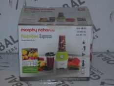 Boxed Morphy Richards Nutritional Drinks Maker RRP £55 (Viewing Is Highly Recommended)