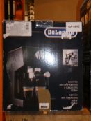 Boxed Delonghi 15 Bar Cappuccino Coffee Maker RRP £130 (Viewing Is Highly Recommended)