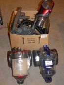 Lot to Contain 3 Assorted Cylinder and Upright Vacuum Cleaners by Beldray and Morphy Richards (