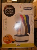Boxed Delonghi Nescafe Dolce Gusto Colours Range Capsule Coffee Maker RRP £50 (Viewing Is Highly