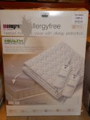 Boxed Monogram Heated Mattress Cover RRP £80 (Viewing Is Highly Recommended)