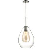 Boxed Caroline Pendant Ceiling Light RRP £80 (Viewing Is Highly Recommended)