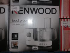 Boxed Kenwood FP120 400W Food Mixer RRP £40 (Viewing Is Highly Recommended)